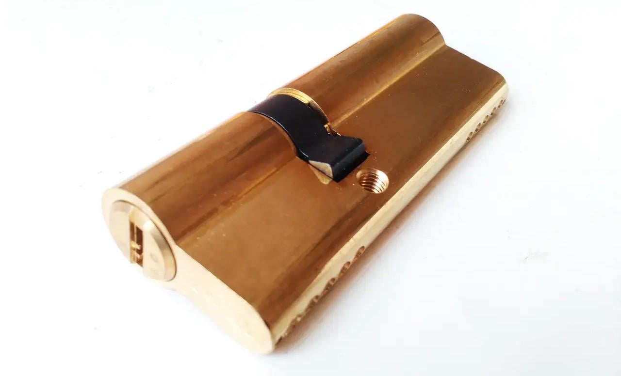 Цилиндр 164 BNЕ с покрытием латунь 90 мм 5 ключей (1-30059)