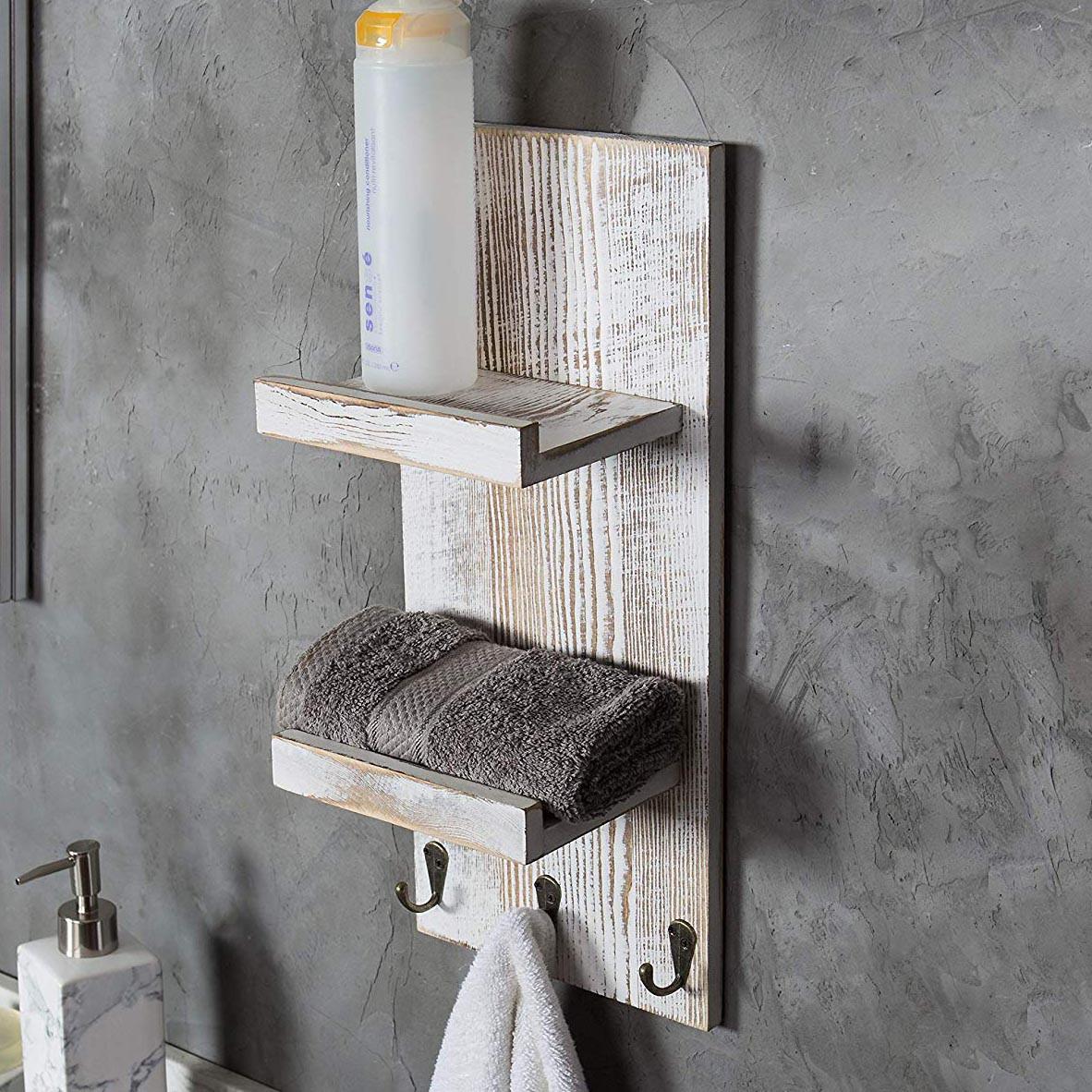 Полка для ванной из дерева Лауфен Браш (ВНП/004122)