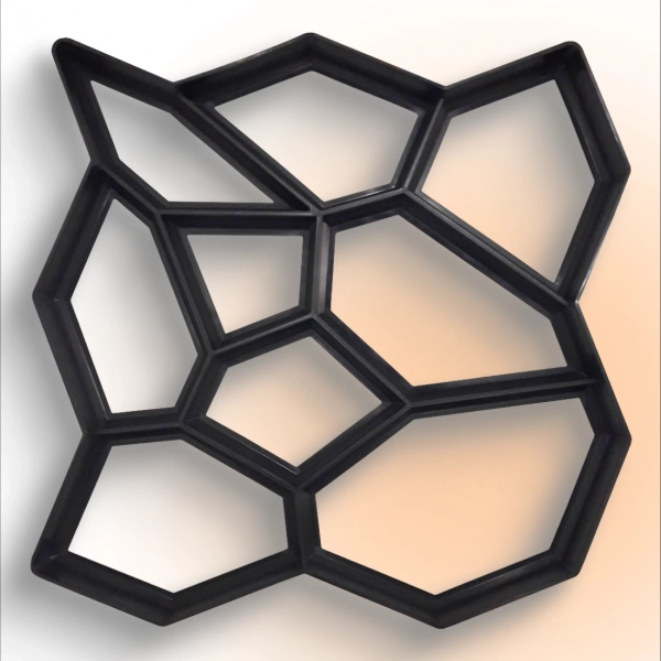 Форма для садової доріжки Верес-2007 Камінці посилена 600x600x50 мм (10804101-3031)