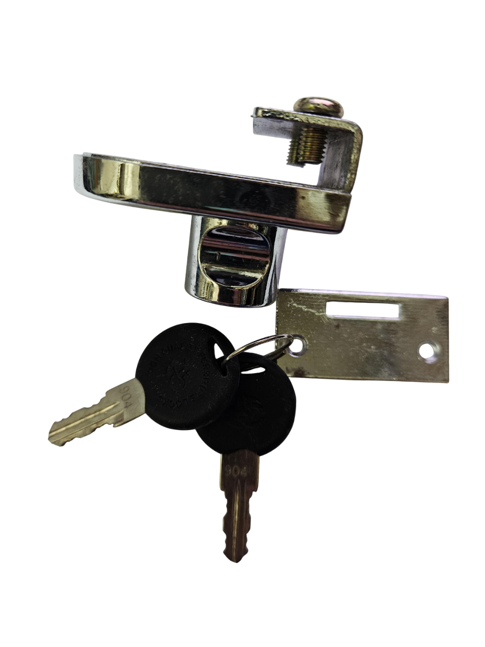 Замок меблевий для скляних дверцят (1011) Замок меблевий для скляних дверцят (1011)