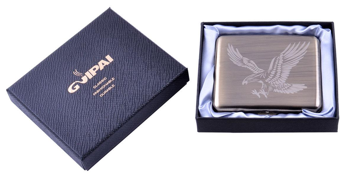 Портсигар Naivens з подарунковою упаковкою на 20 сигарет (№XT-4984-5)