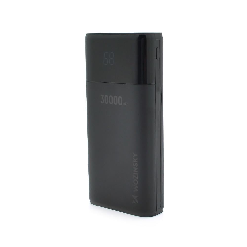 Повербанк Wozinsky WPB-001BK Bipow 30000 mAh 4 USB 15W WPB-001BK Black (DR012253)