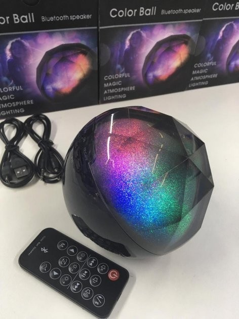 Колонка портативна Color Ball Q-52/ SP-01 светящаяся