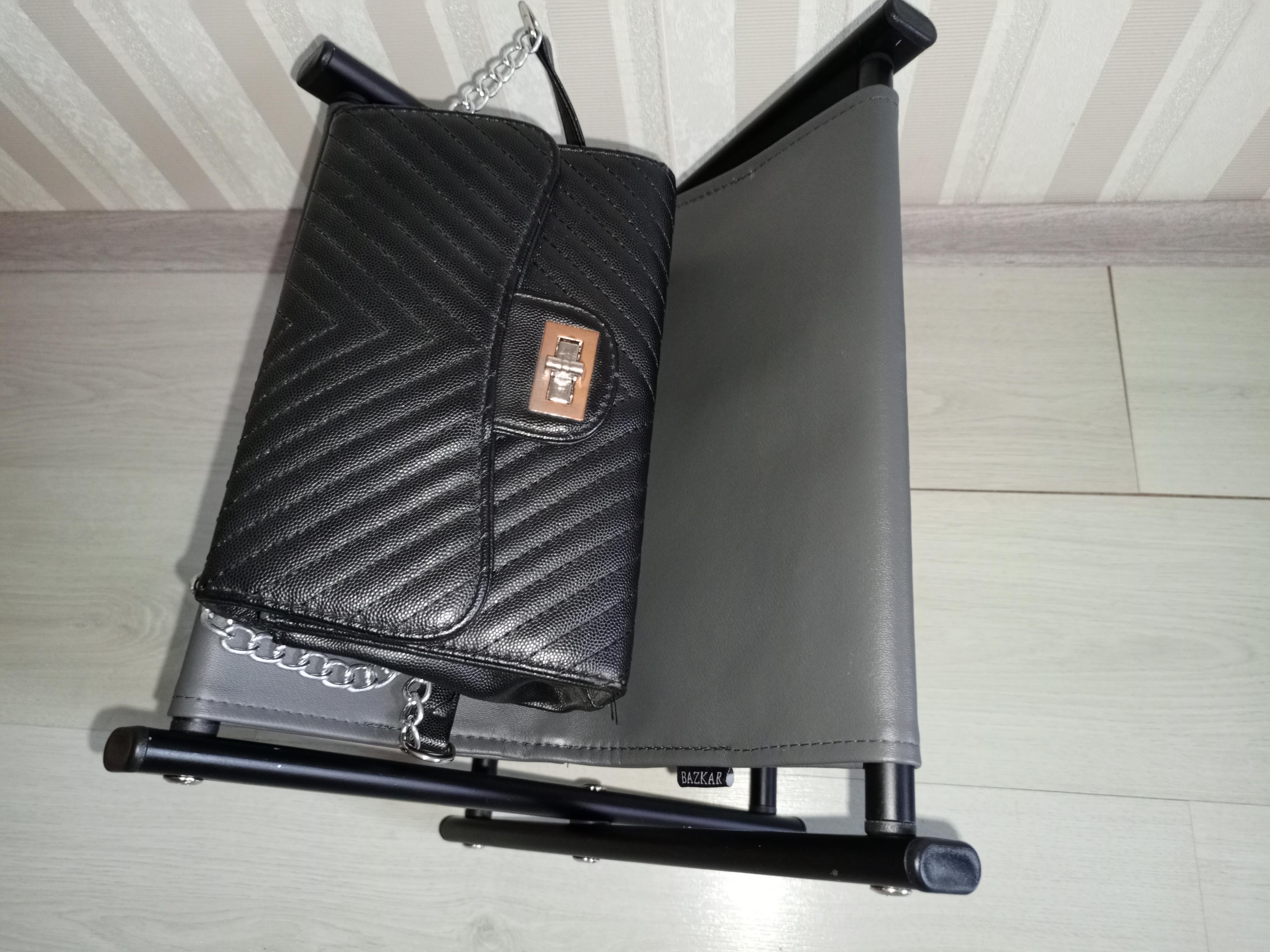 Підставка для сумки висота 31 см Графітовий/Чорний - фото 8 Підставка для сумки висота 31 см Графітовий/Чорний - фото 8