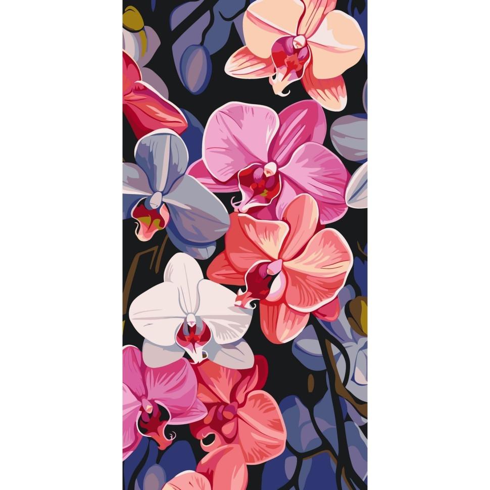 Картина за номерами ART CRAFT Яскраві орхідеї 40x80 см (13072-AC)