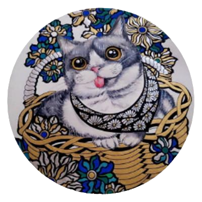 Алмазная мозаика Кошка в корзинке 30х40 см (8777)