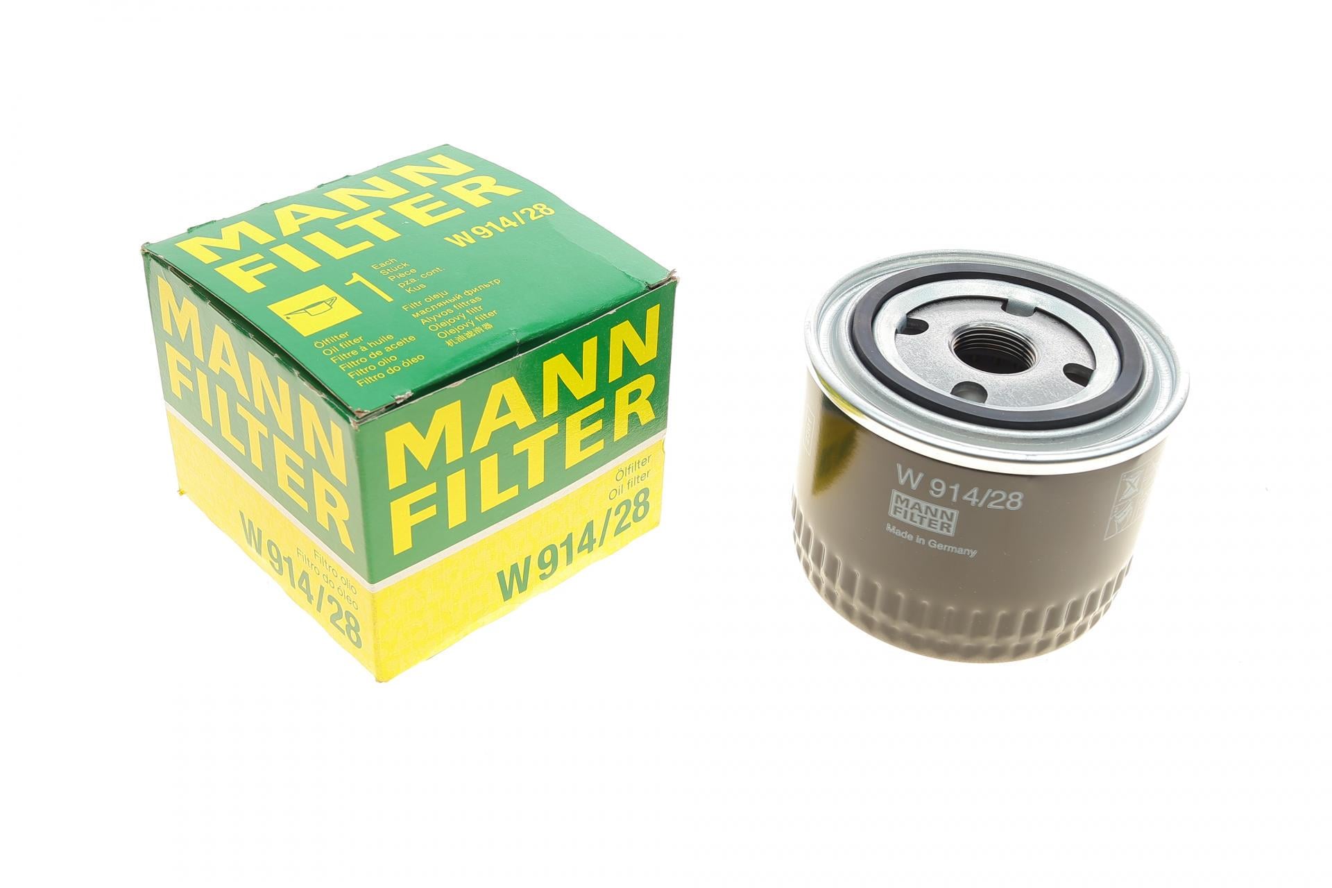Фільтр масляний Mann-Filter для Fiat Ducato 2,3JTD 02-/Iveco Daily 2,3HPT/3,0CNG 05- (W 914/28) Фільтр масляний Mann-Filter для Fiat Ducato 2,3JTD 02-/Iveco Daily 2,3HPT/3,0CNG 05- (W 914/28)