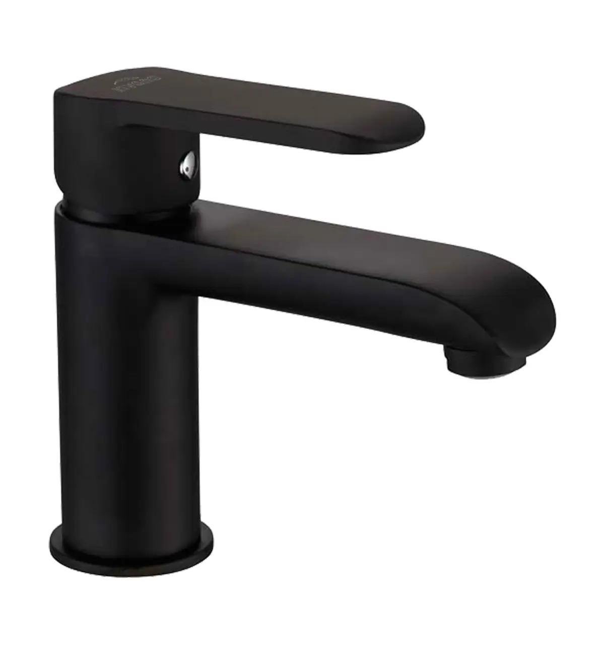 Набор смесителей Invena Siros 1 смеситель для умывальника/смеситель для ванны/душевой гарнитур Черный - фото 3