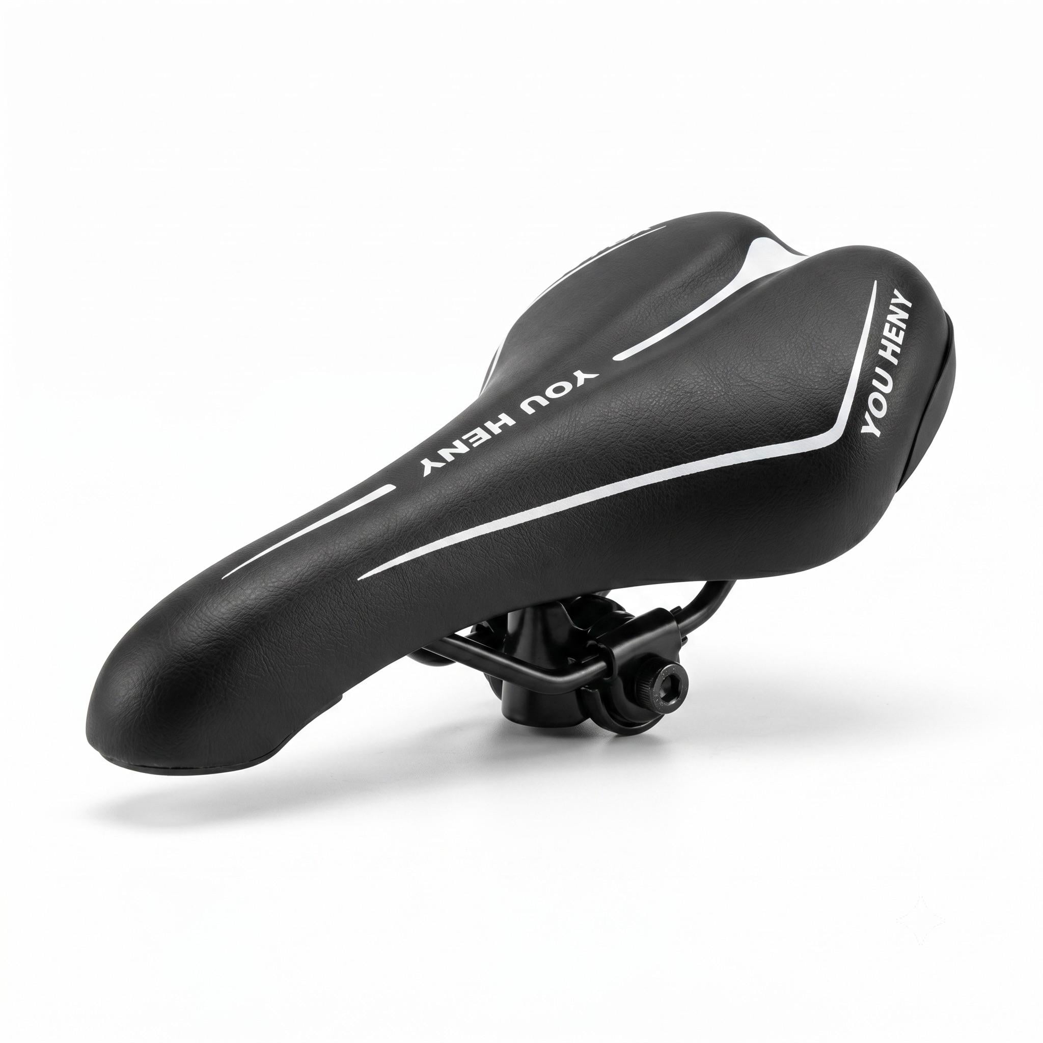 Седло велосипедное эргономичное Comfort с анатомическим вырезом (AZ058)