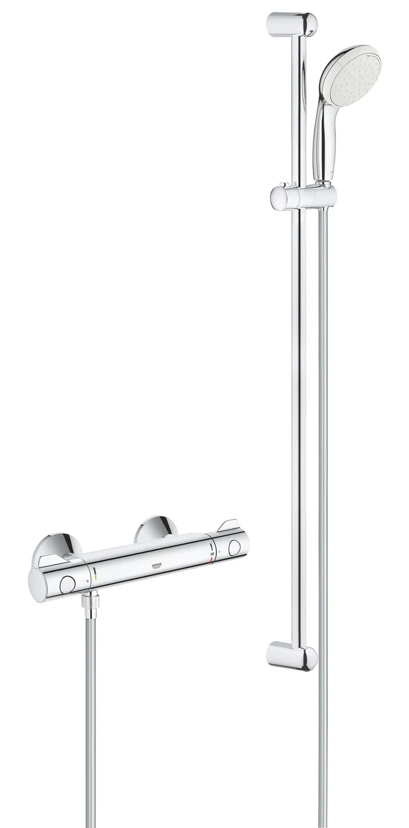 Термостат для душу Grohe Grohtherm 800 з душовим гарнітуром (34566001)