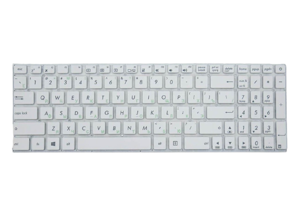 Клавиатура для ноутбука Asus D540 D540YA матовая (0KNB0-610TRU00)