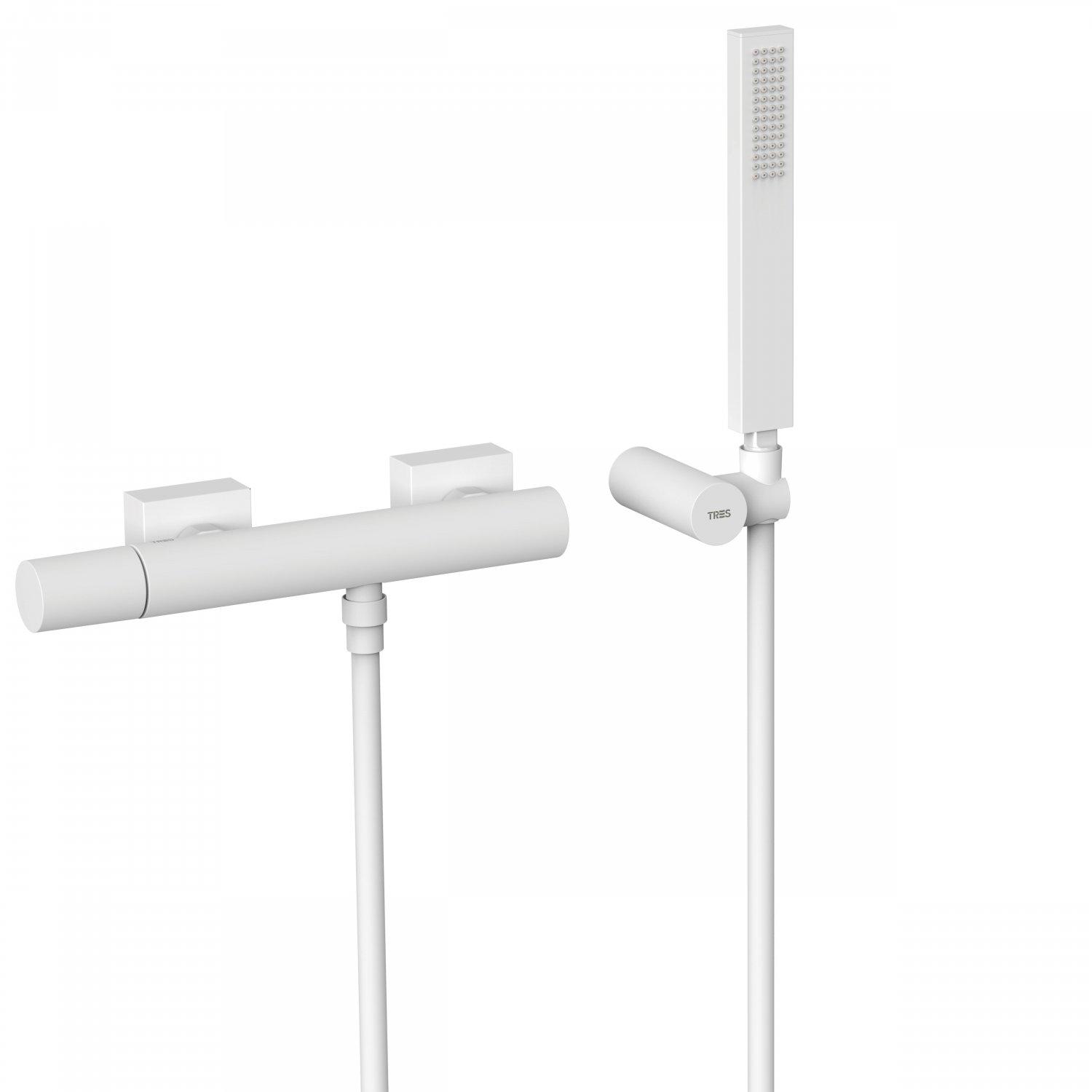 Смеситель для душа Tres Project 21116701BM Белый (113318)