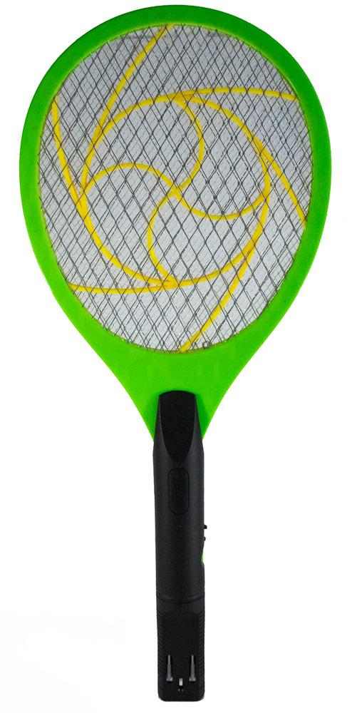 Ракетка электрическая от насекомых на батарейках Зеленый (1000503-Green-0) Ракетка электрическая от насекомых на батарейках Зеленый (1000503-Green-0)