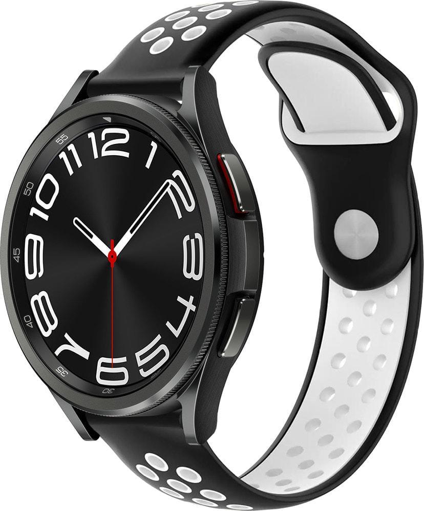 Ремешок Sport для Galaxy Watch 6 Classic 43 мм Black/White (37687-1E)