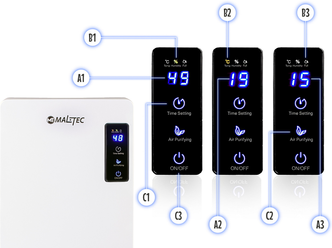 Осушитель воздуха Maltec DH-2200 - фото 5 Осушитель воздуха Maltec DH-2200 - фото 5