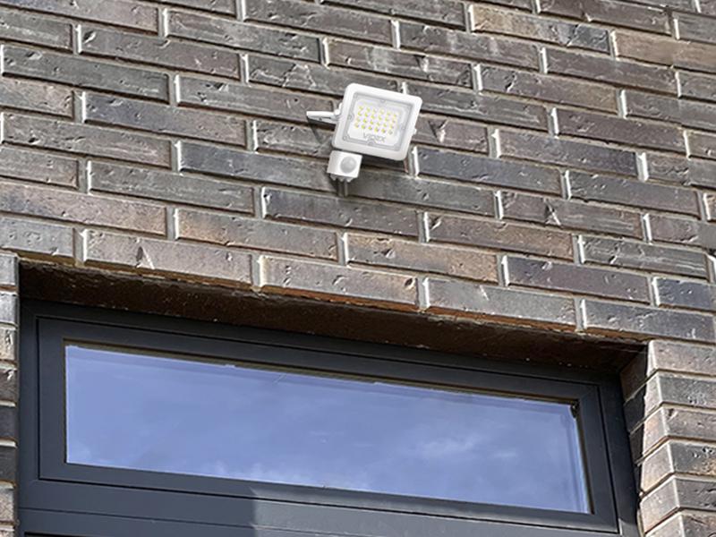 Прожектор светодиодный Videx F2e VL-F2e205W-S с датчиком движения и освещенности 20W 5000K 220 V IP65 (7346) - фото 7 Прожектор светодиодный Videx F2e VL-F2e205W-S с датчиком движения и освещенности 20W 5000K 220 V IP65 (7346) - фото 7