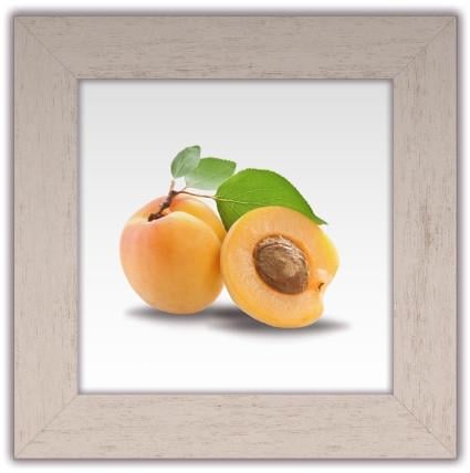Картина классическая деревянная Фрукты Абрикос 180х180 мм Белый (кл0009бк10х10)
