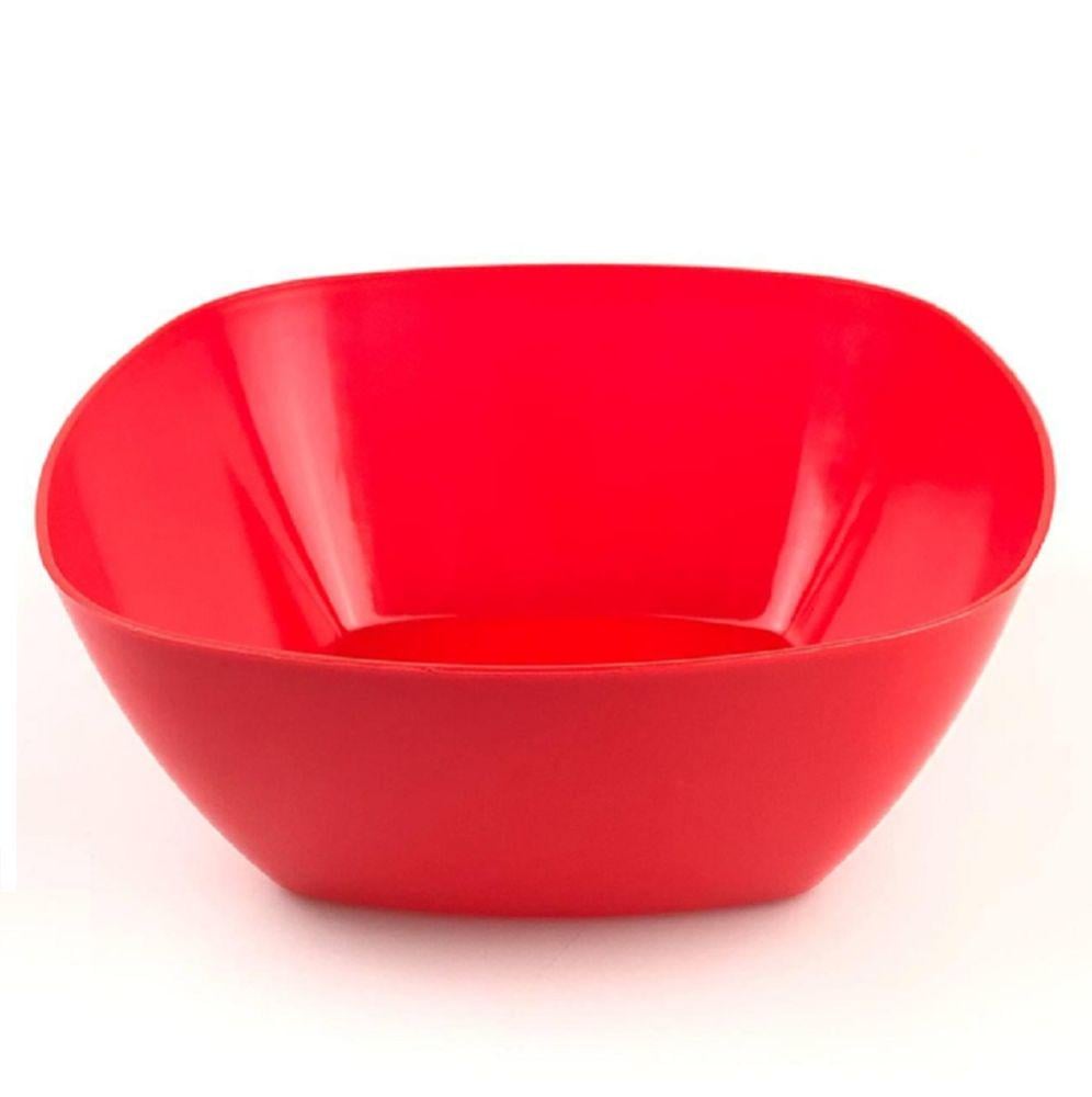 Миска-салатница Stenson PB-317 без крышки пластиковая 1,5 л Red (604403)