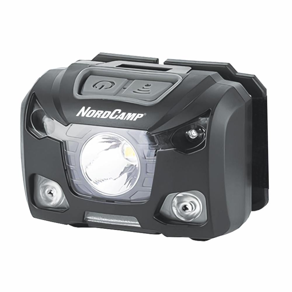 Фонарь налобный Nord Camp 250Lm 5W XPG 1200 mAh /3xAAA с сенсором Белый/Красный (NC30700)
