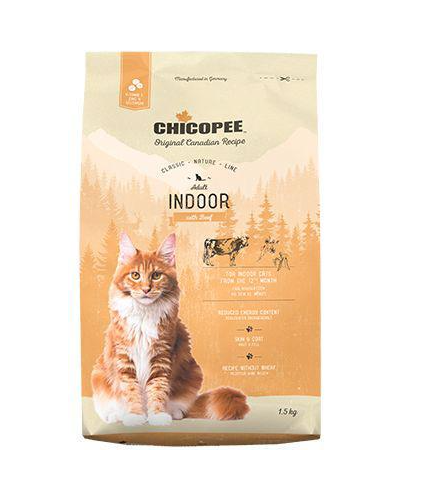 Корм сухий Chicopee CNL Cat Indoor Beef 15 кг - фото 1 Корм сухий Chicopee CNL Cat Indoor Beef 15 кг - фото 1