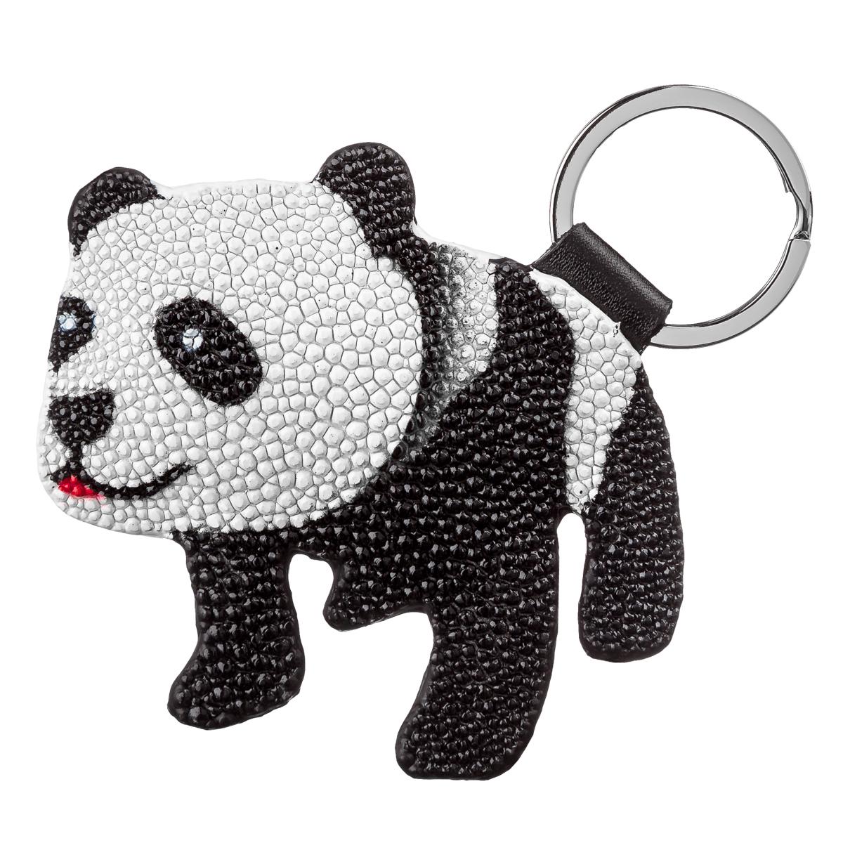 Брелок сувенир Stingray Leather 18123 из натуральной кожи морского ската Черный