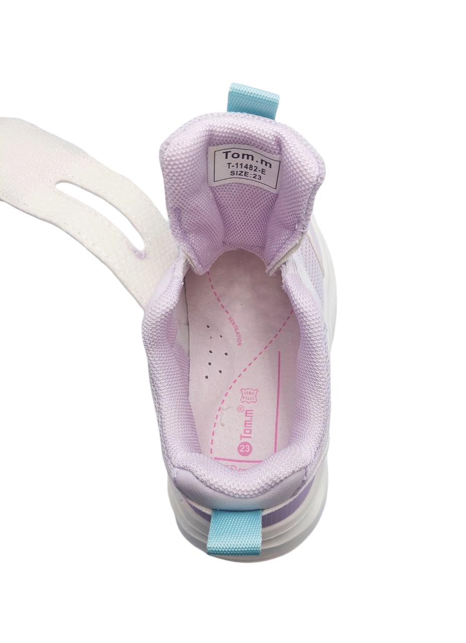 Кроссовки для девочек Tom.m 11482E/25 р. 25 Сиреневый - фото 3 Кроссовки для девочек Tom.m 11482E/25 р. 25 Сиреневый - фото 3