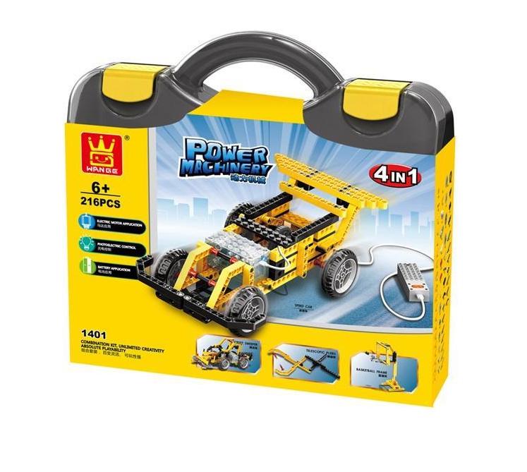 Конструктор STEM Wange Автомобіль 4в1 (1401)