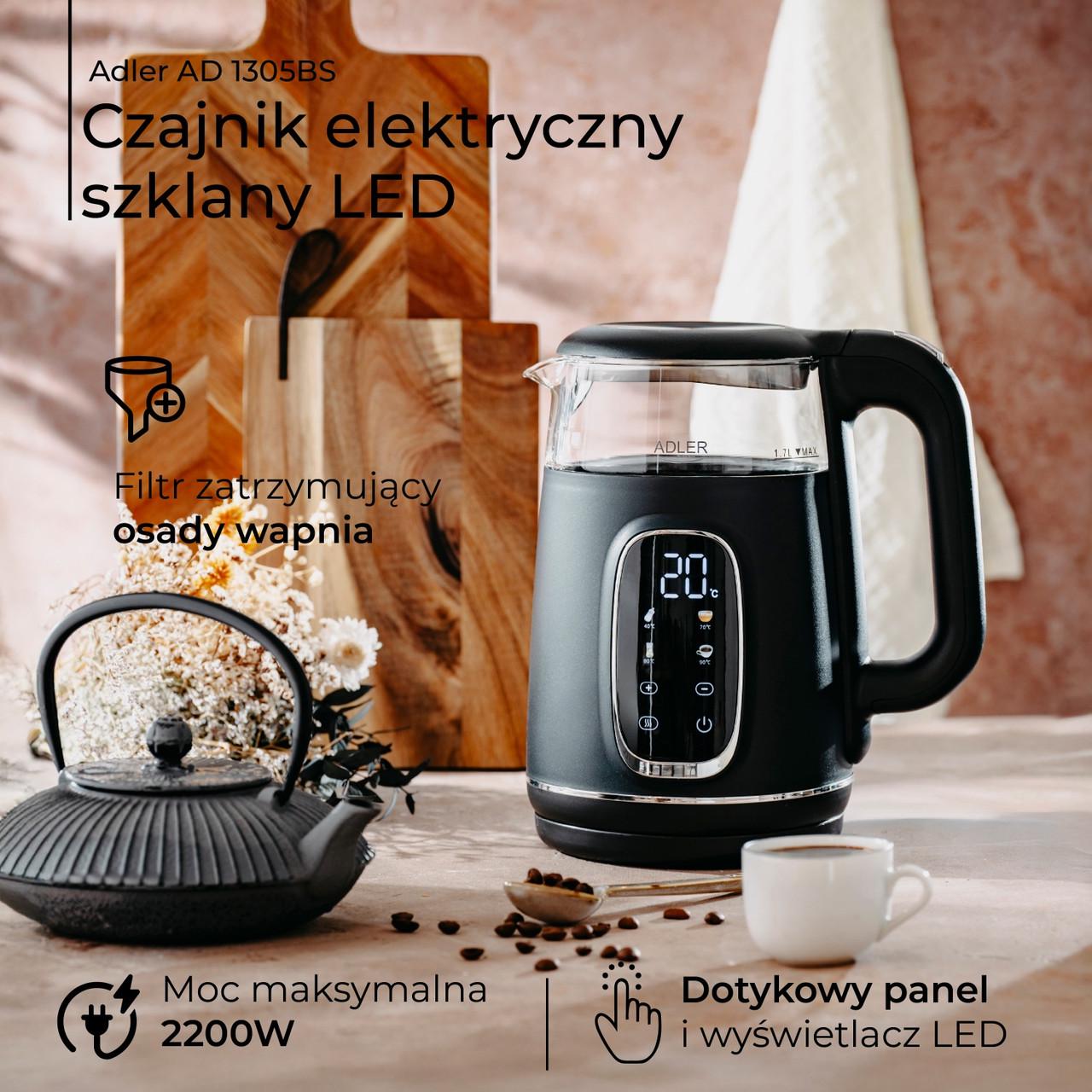 Електрочайник Adler AD 1305 з регулюванням температури (04092) - фото 10 Електрочайник Adler AD 1305 з регулюванням температури (04092) - фото 10