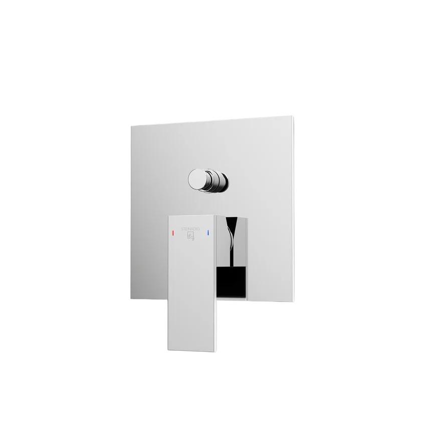 Смеситель с термостатом STEINBERG 160 настенный на 1 потребителя 16,5х16,5 см Chrome (160 2103 3)