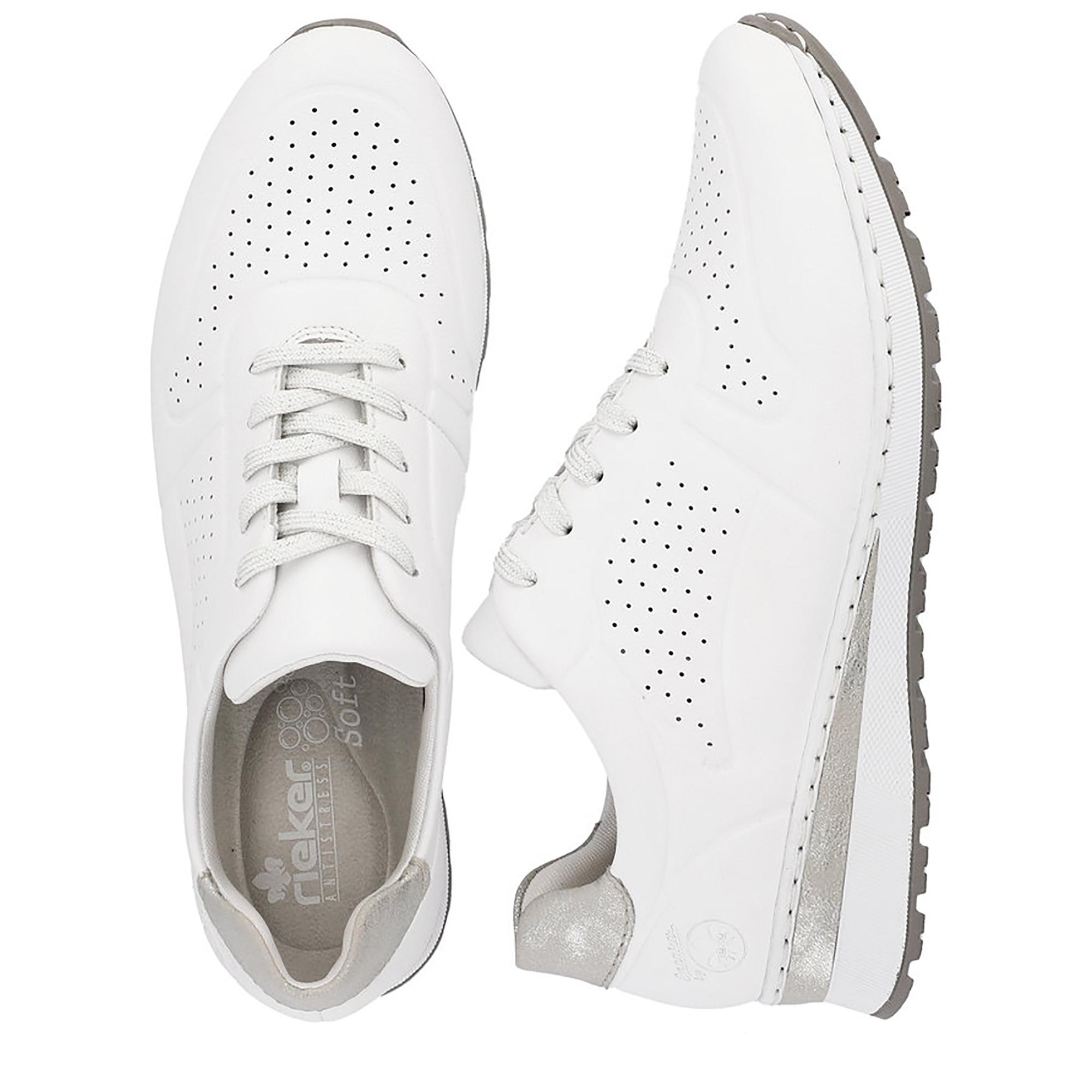 Кроссовки весенние женские RIEKER р. 36 Белый (089348-36) - фото 2 Кроссовки весенние женские RIEKER р. 36 Белый (089348-36) - фото 2