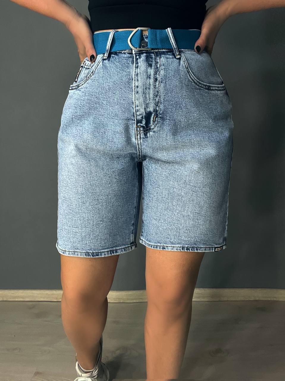 Шорти жіночі джинсові Liana 440 бермуди р. 33 Блакитний (26852054) - фото 3 Шорти жіночі джинсові Liana 440 бермуди р. 33 Блакитний (26852054) - фото 3