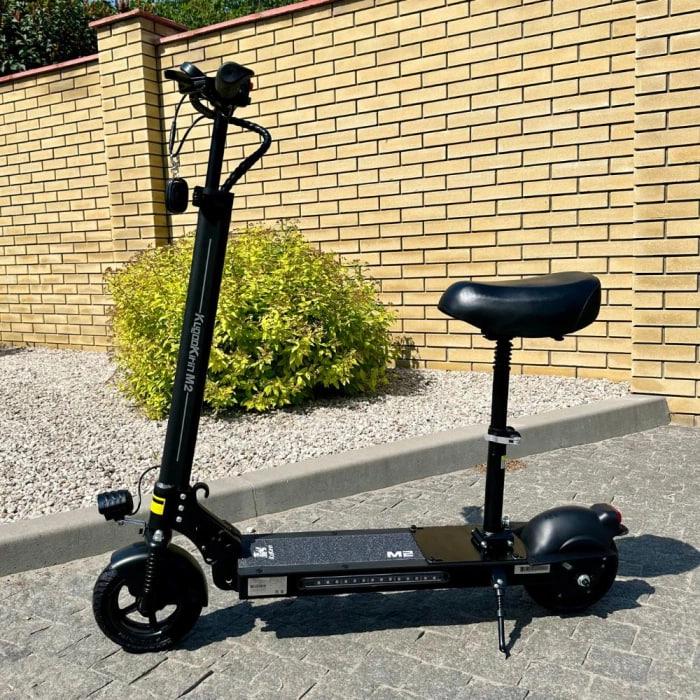 Электросамокат складной Kugoo Kirin M2 500W 13 Ah городской с сидением для взрослых Черный (33976725)