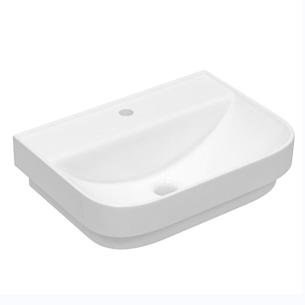 Умывальник VOLLE 55х40х17 см Белый матовый (6898340)