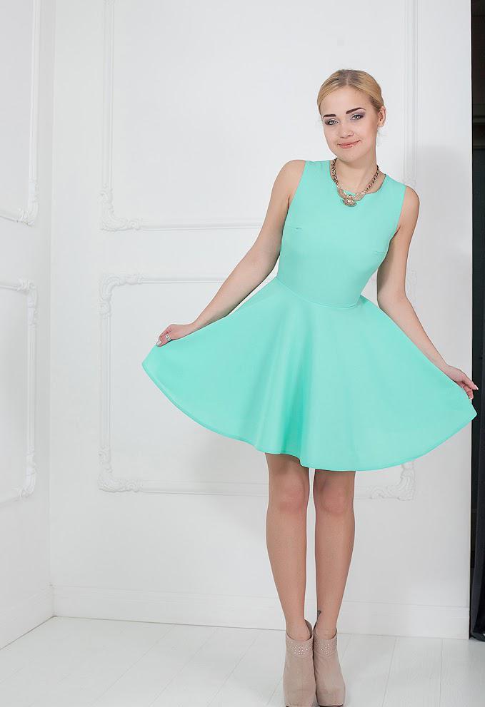 Платье женское Podium Grace 18249-MINT S Ментоловый