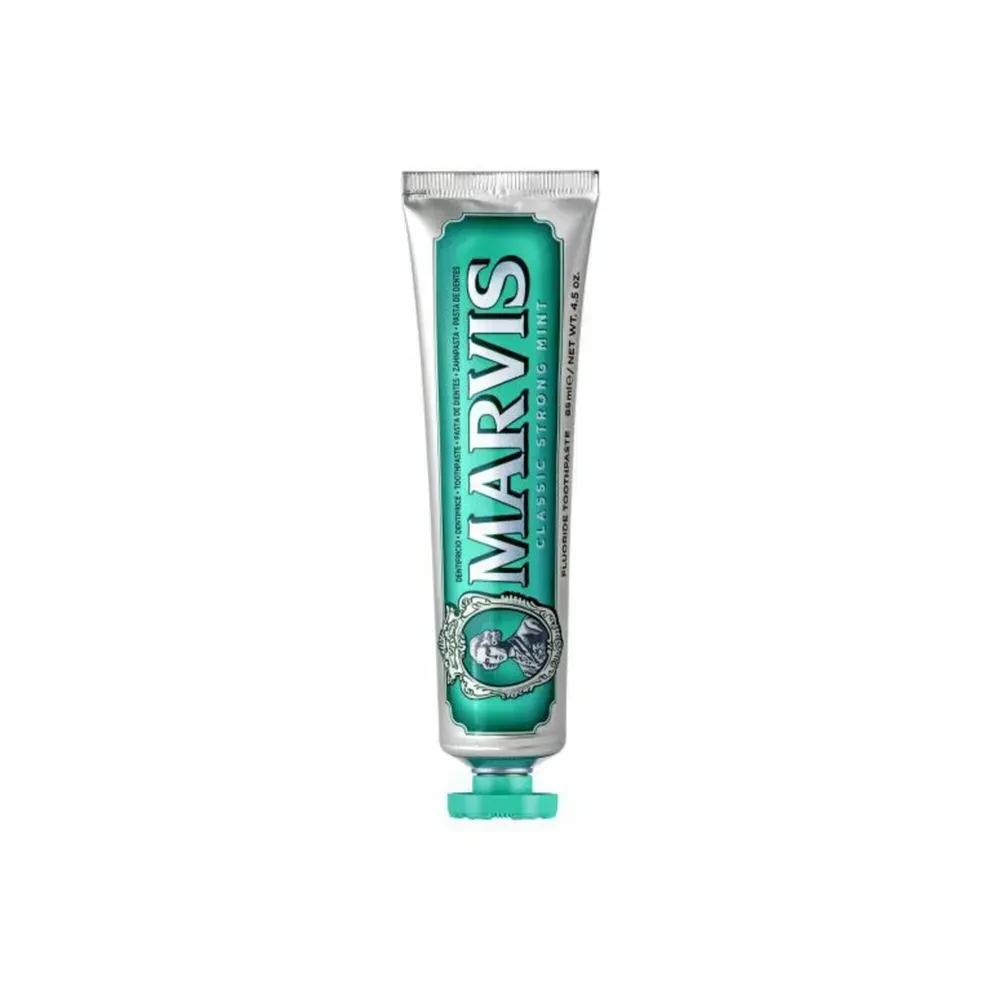 Зубна паста Marvis Classic Strong Mint з інтенсивним м’ятним смаком/фтором і ксилітом 85 мл