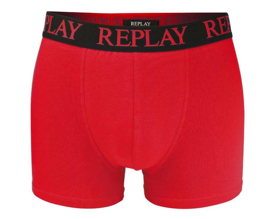Трусы боксеры мужские анатомические Replay 2 шт. L Черный/Красный (7575754) - фото 5 Трусы боксеры мужские анатомические Replay 2 шт. L Черный/Красный (7575754) - фото 5