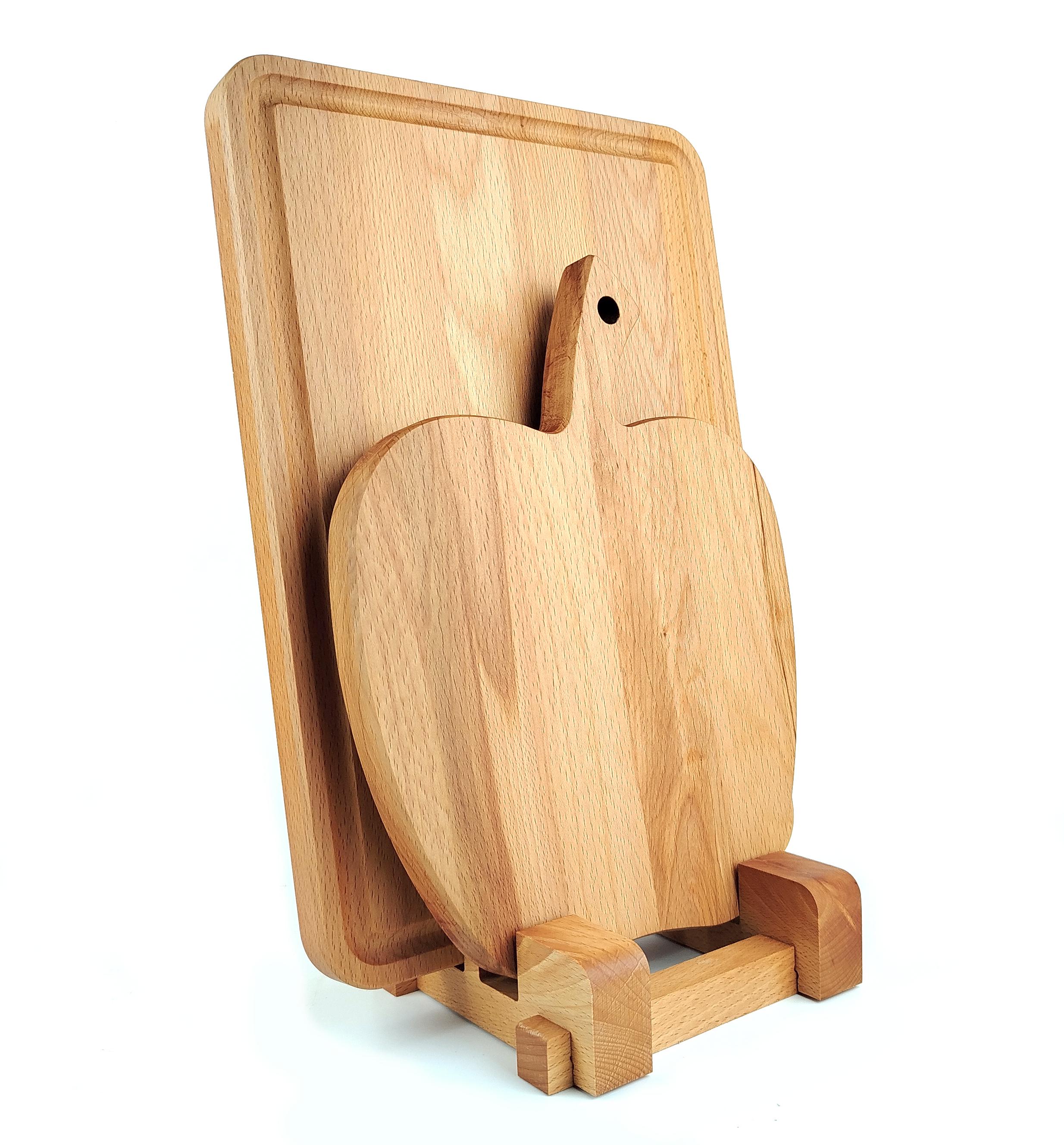 Набор кухонных досок Fresh с подставкой (02001)