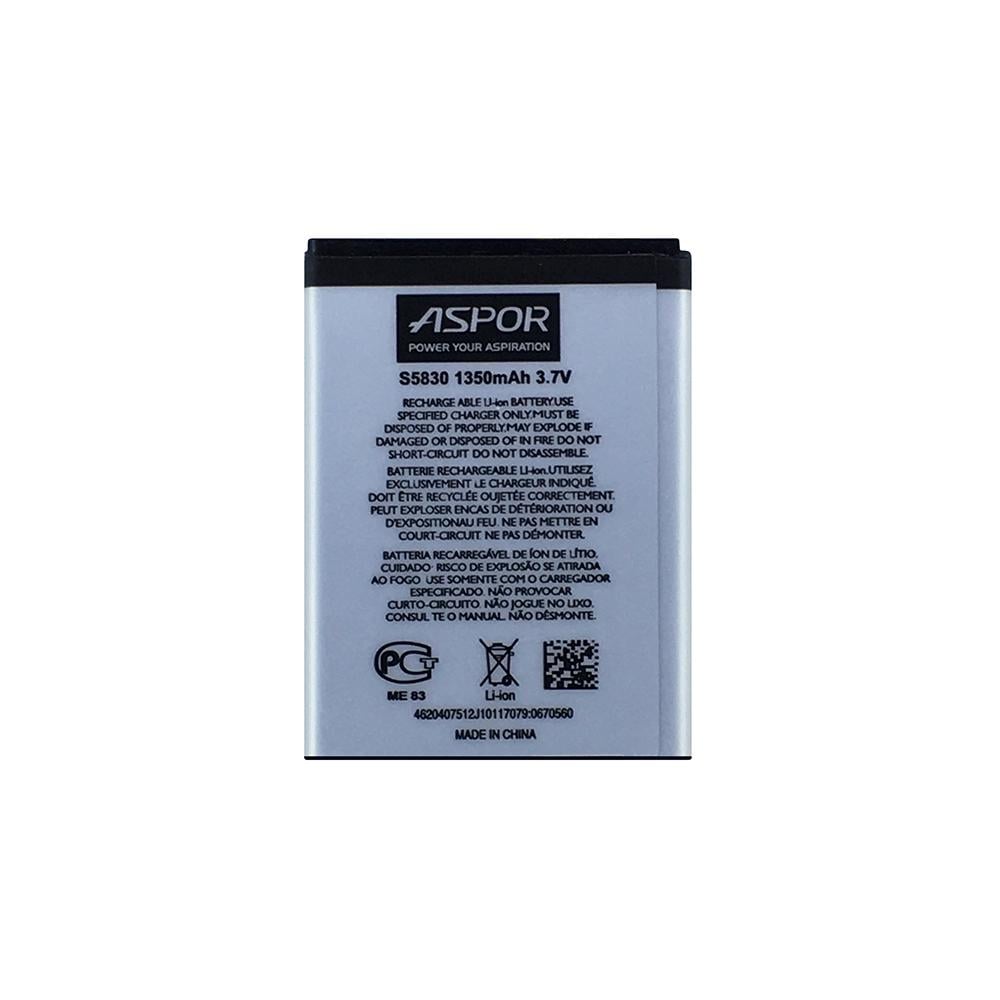 Аккумулятор Aspor EB494358VU для Samsung S5830/S5660/S6012/S7500 (880066)