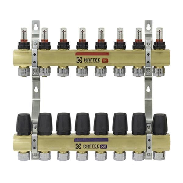 Коллектор Raftec Gold LCR-1.8 с расходомерами и евроконусами (57001) - фото 1 Коллектор Raftec Gold LCR-1.8 с расходомерами и евроконусами (57001) - фото 1