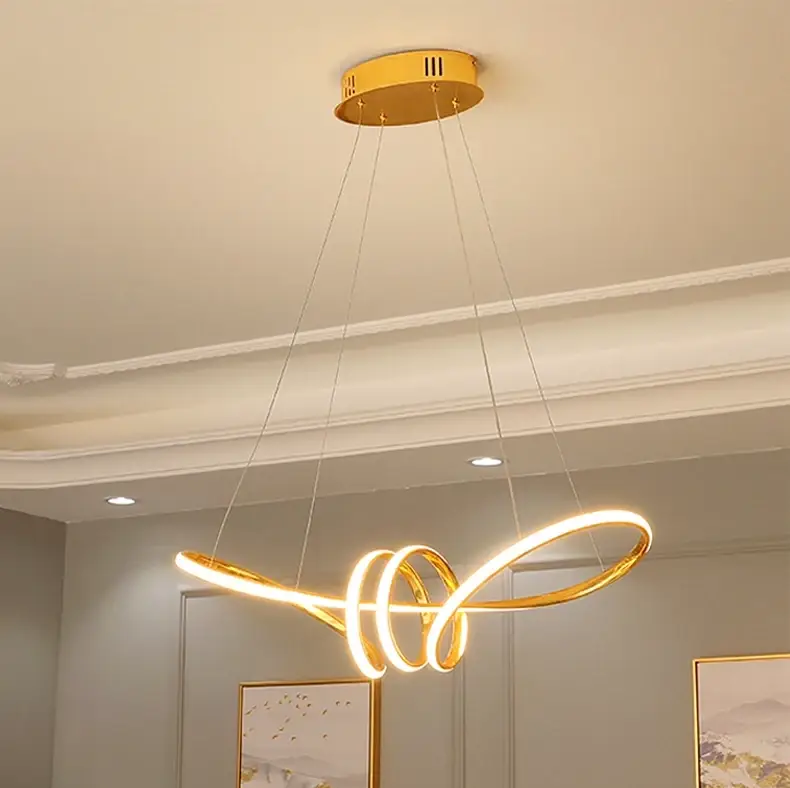 Люстра LED Атмосфера PJ815 75 см Золотистый (703746)