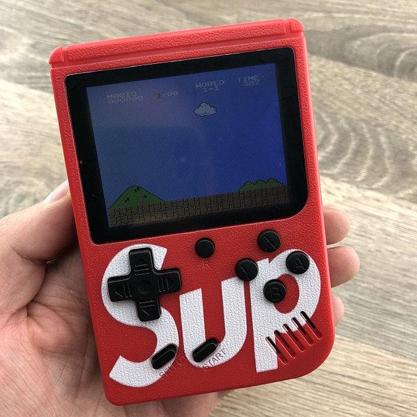 Приставка портативна з джойстиком Sup Retro Dendy 400в1 Game Box 3" на двох Червоний (8283) - фото 5 Приставка портативна з джойстиком Sup Retro Dendy 400в1 Game Box 3" на двох Червоний (8283) - фото 5