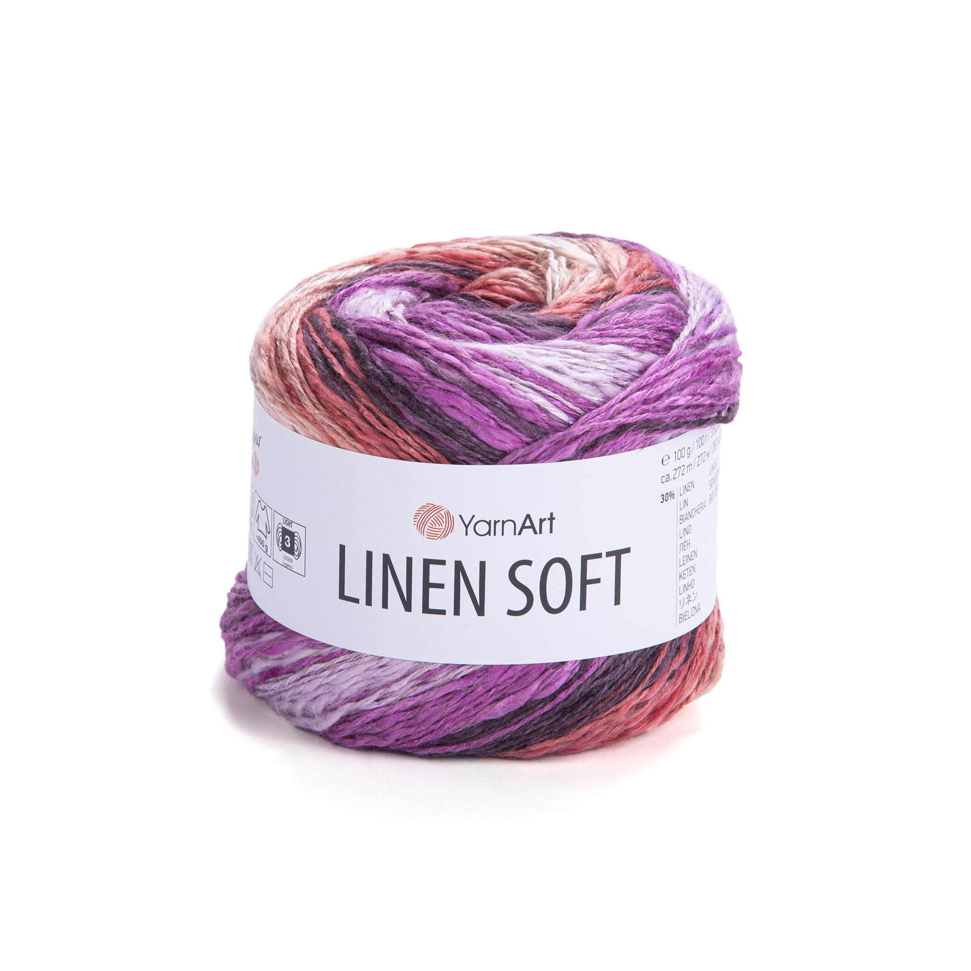 Пряжа YarnArt Linen Soft 7413