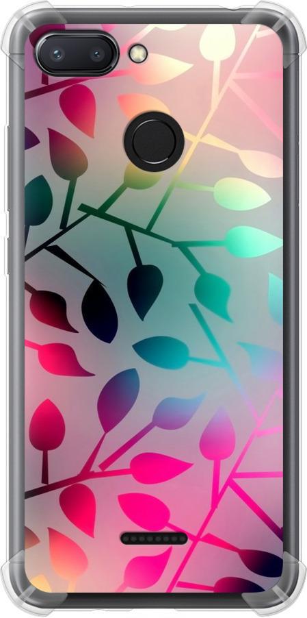 Чехол на Xiaomi Redmi 6 Листья (2235sp-1521-42517)