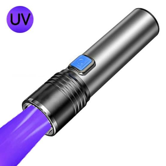 Фонарь ручной X-Balog BL-K31-UV Micro-USB с ультрафиолетовым светом (1674852161) - фото 2 Фонарь ручной X-Balog BL-K31-UV Micro-USB с ультрафиолетовым светом (1674852161) - фото 2