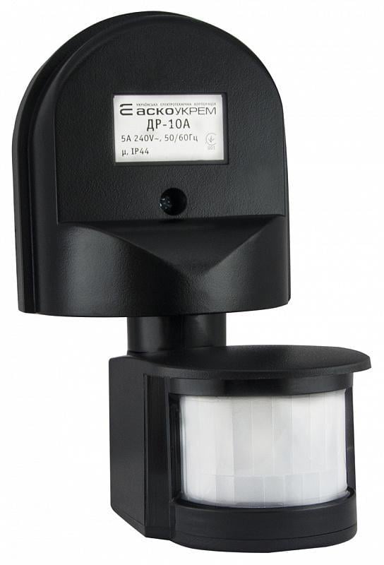 Датчик движения инфракрасный АСКО-УКРЕМ ДР-10А 180С Черный (A0220010019) Датчик движения инфракрасный АСКО-УКРЕМ ДР-10А 180С Черный (A0220010019)