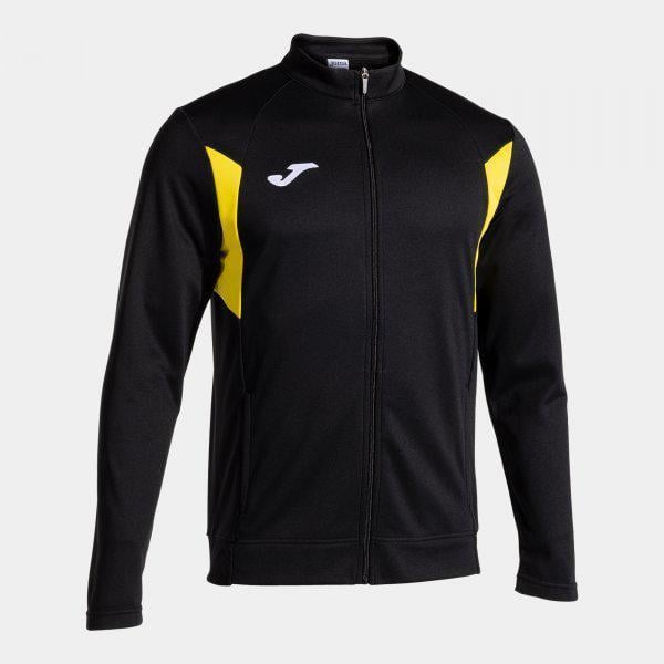 Олімпійка JOMA 103316.109 WINNER III FULL ZIP SWEATSHIRT S Black/Yellow (8445954511981)