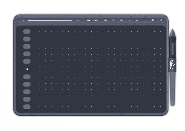 Графический планшет Huion HS611 с перчаткой 10,1х6,38" Серый (HS611 Gray)