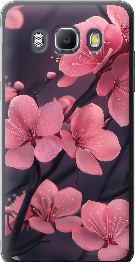 Чехол на Samsung Galaxy J5 (2016) J510H Пурпурная сакура (6075u-264-42517)