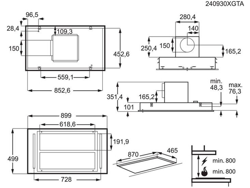Вытяжка AEG NDC7791SB - фото 2