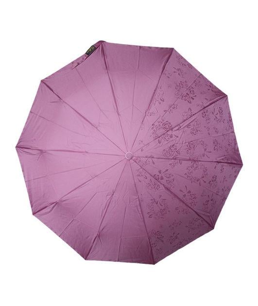Зонтик Bellissimo SL461C женский полуавтомат 10 спиц проявления Розовый